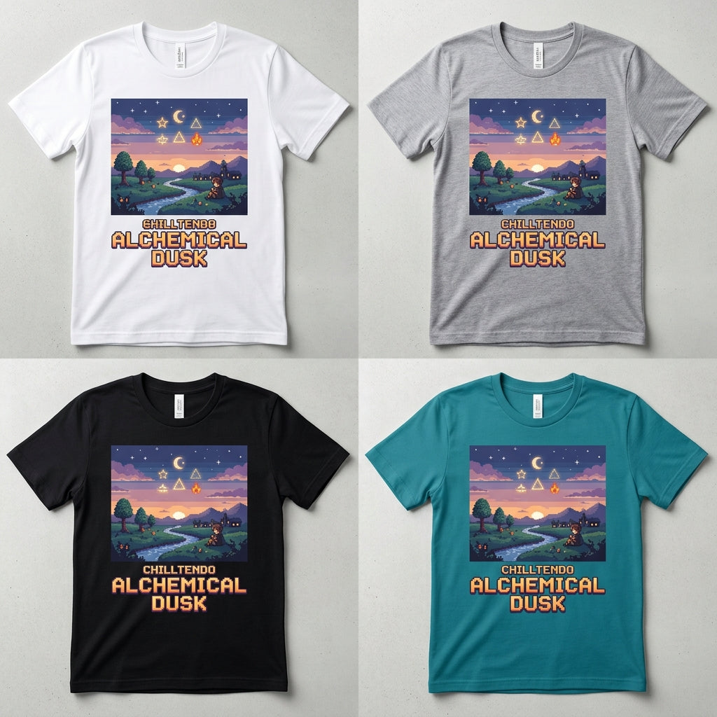 Chilltendo — Alchemical Dusk Tee — design 2