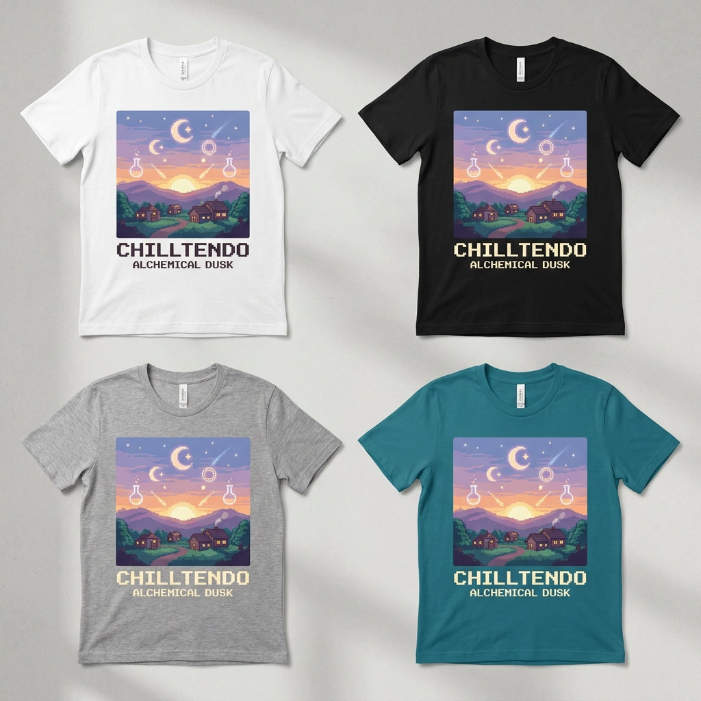Chilltendo — Alchemical Dusk Tee — design 3