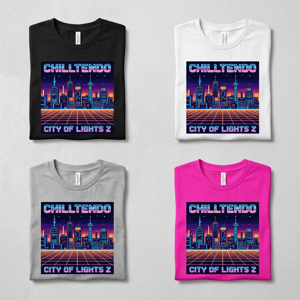 Chilltendo — City of Lights : Z Tee — design 2