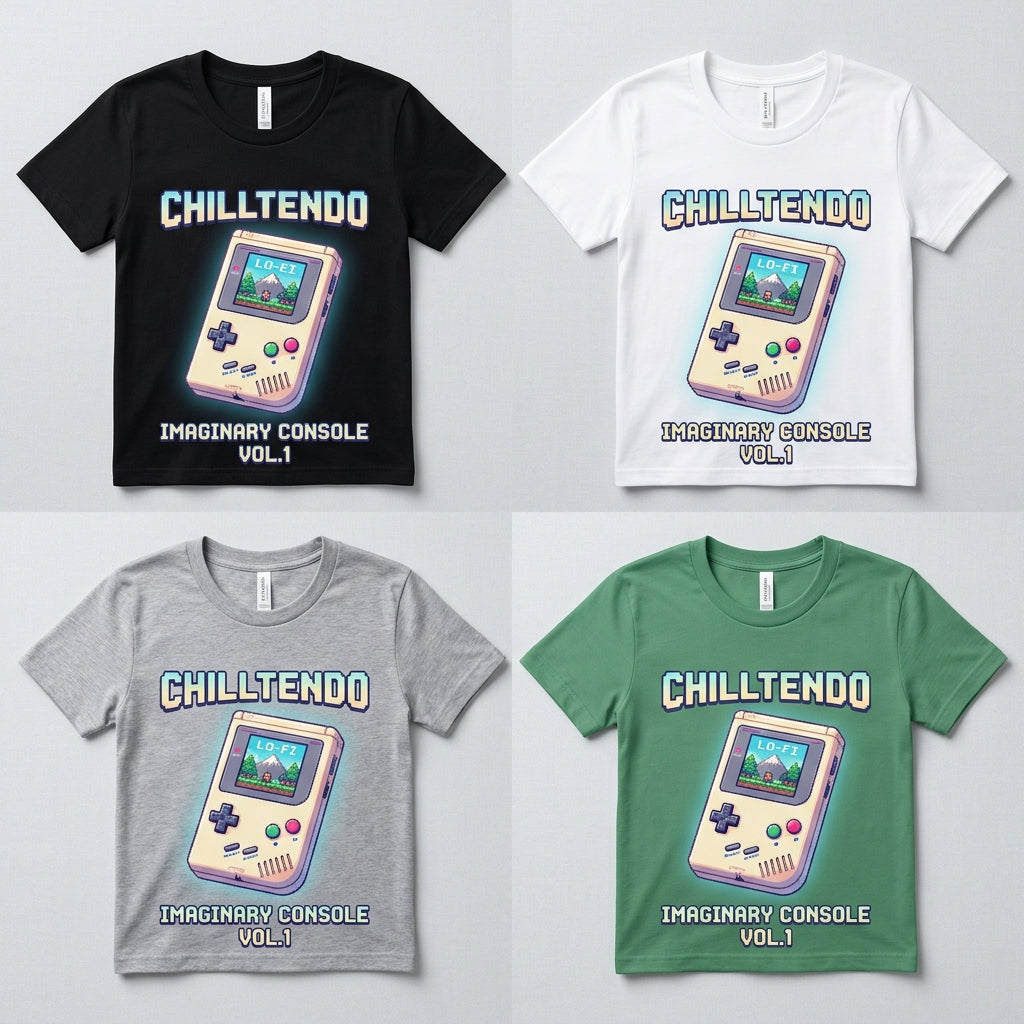 Chilltendo — Imaginary Console : Vol. 1 Tee — design 2