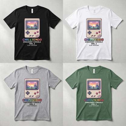 Chilltendo — Imaginary Console : Vol. 1 Tee — design 3