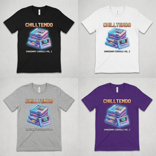 Chilltendo — Imaginary Console : Vol. 2 Tee — design 1