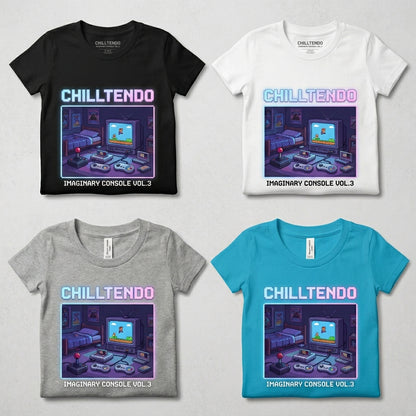 Chilltendo — Imaginary Console : Vol. 3 Tee — design 1