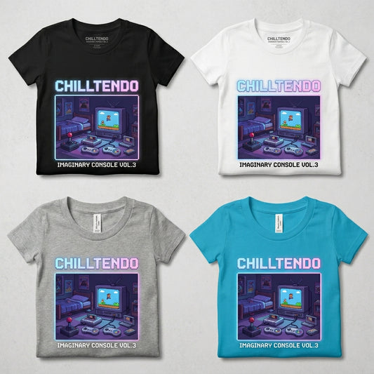 Chilltendo — Imaginary Console : Vol. 3 Tee — design 1
