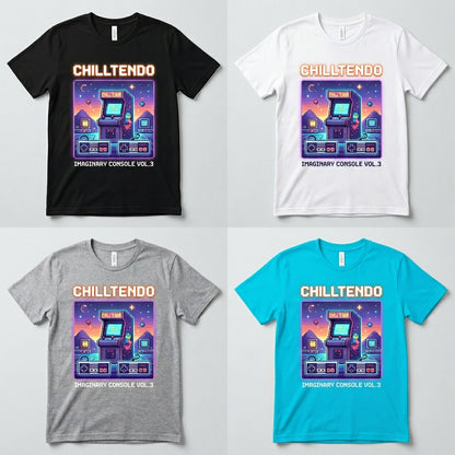Chilltendo — Imaginary Console : Vol. 3 Tee — design 2