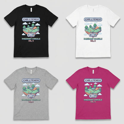 Chilltendo — Imaginary Console : Vol. 4 Tee — design 1