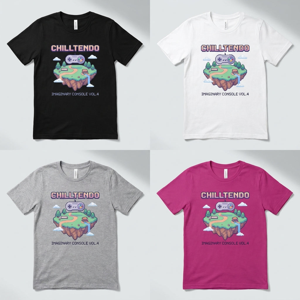 Chilltendo — Imaginary Console : Vol. 4 Tee — design 2