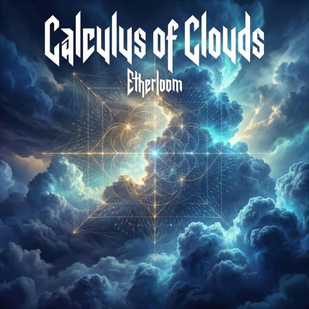 Etherloom — Calculus of Clouds Pillow mockup