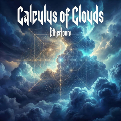 Etherloom — Calculus of Clouds Pillow mockup