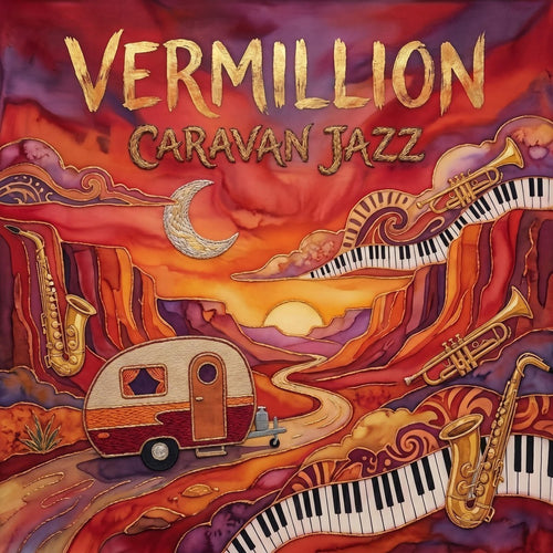 Caravan Jazz — Vermillion Tee