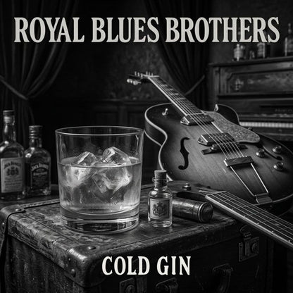 Royal Blues Brothers — Cold Gin Tote mockup