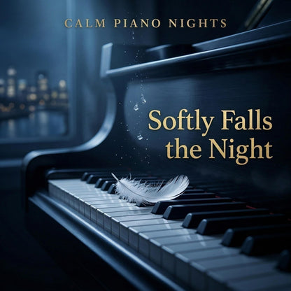 Calm Piano Nights — Softly Falls the Night Tote mockup