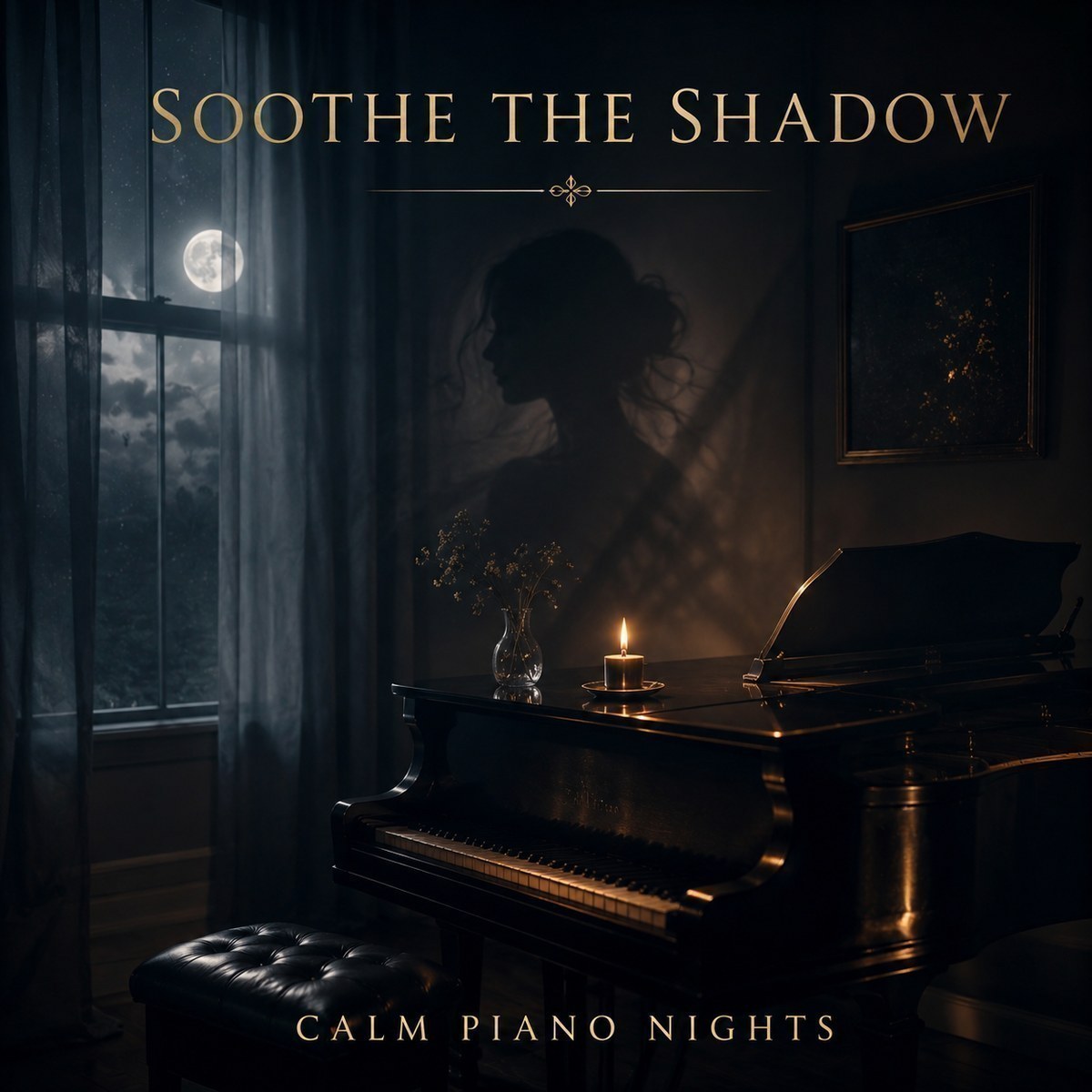 Calm Piano Nights — Soothe The Shadow Tote mockup