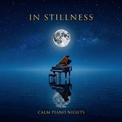 Calm Piano Nights — In Stillness Pillow mockup