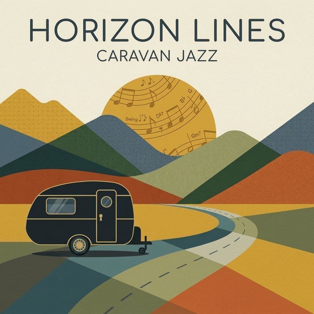 Caravan Jazz — Horizon Lines Mug mockup