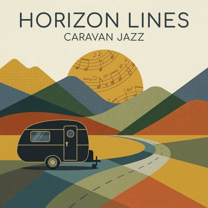 Caravan Jazz — Horizon Lines Mug mockup