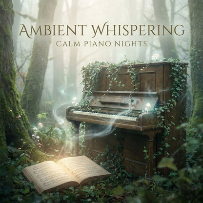 Calm Piano Nights — Ambient Whispering Tank mockup