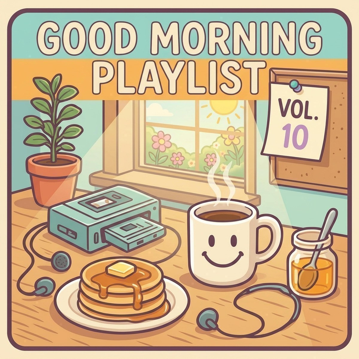 Good Morning Tapes — Good Morning Playlist : Vol 10 Tote mockup