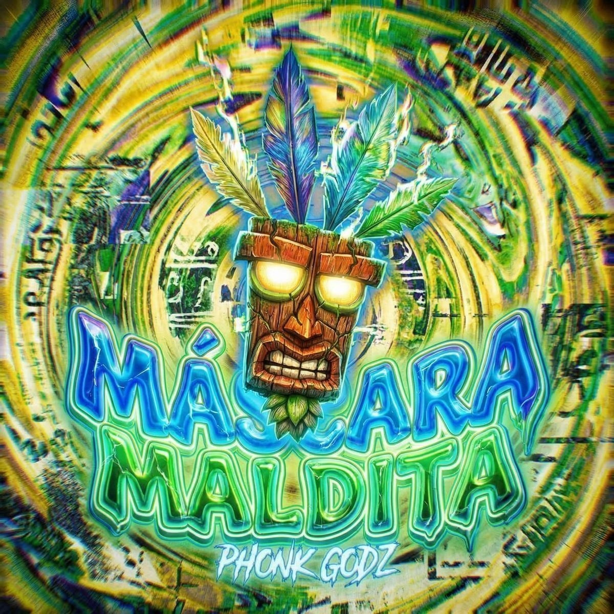 Phonk Godz — Mascara Maldita Tank mockup