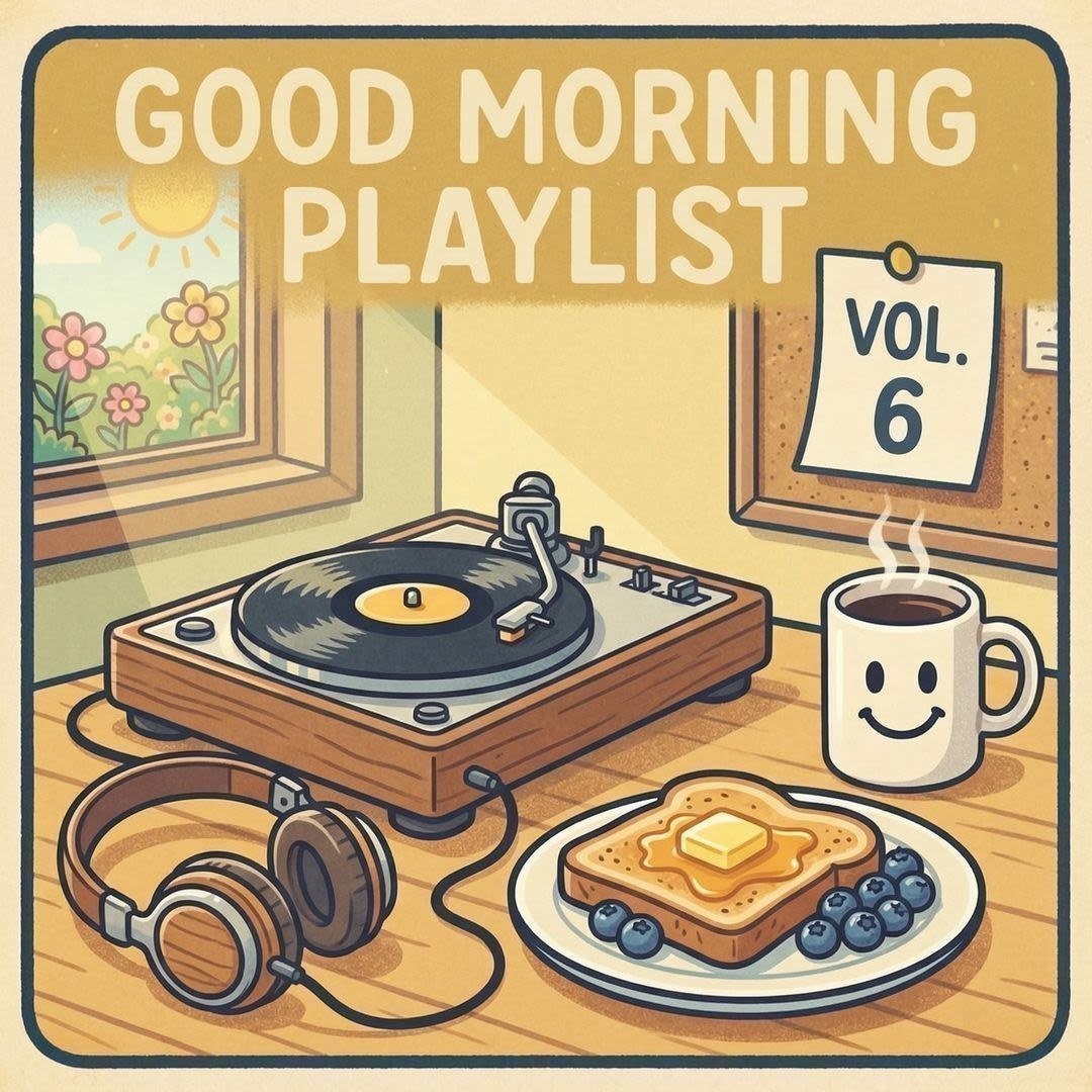 Good Morning Tapes — Good Morning Playlist Vol 6 Poster mockup