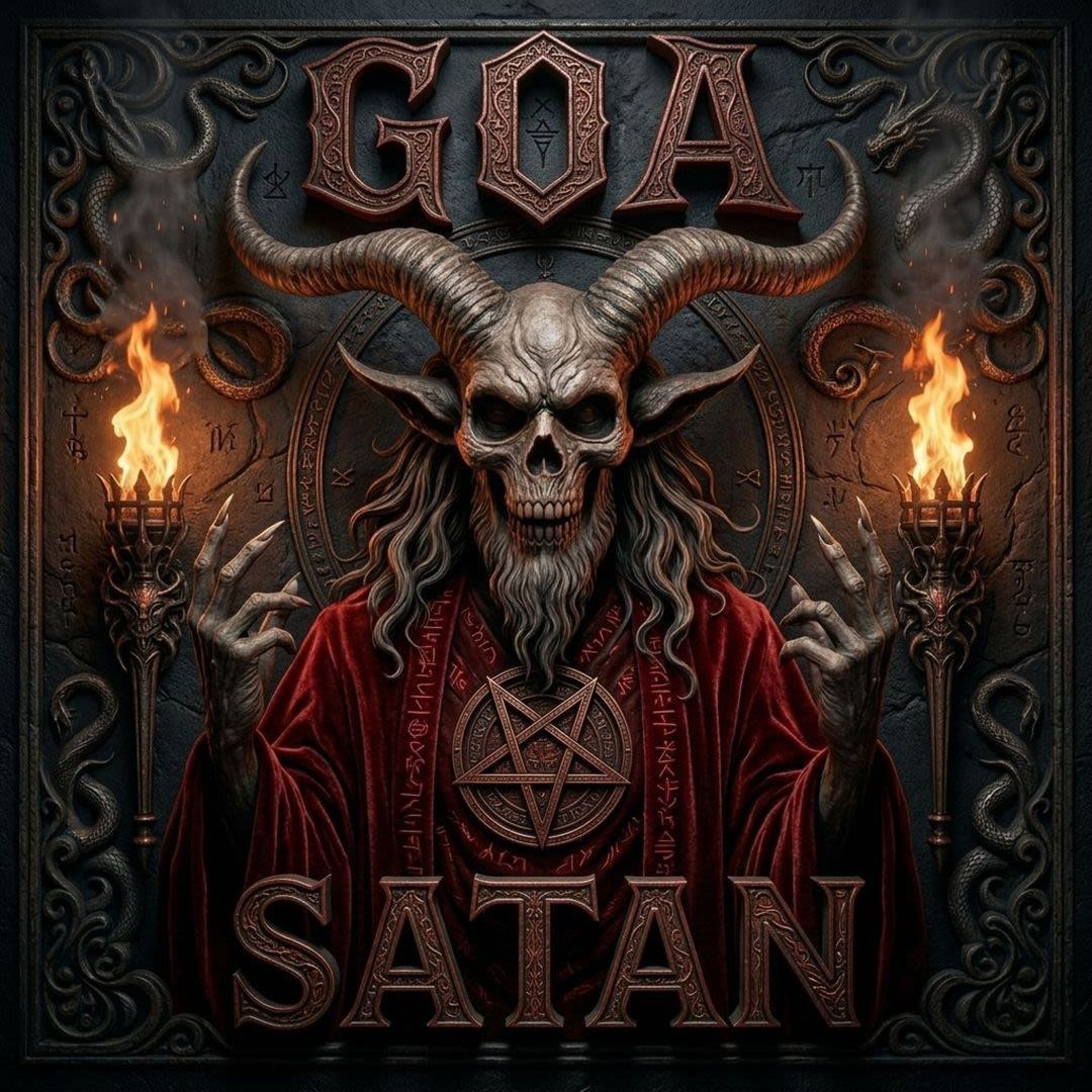 Goa — Satan Pillow mockup