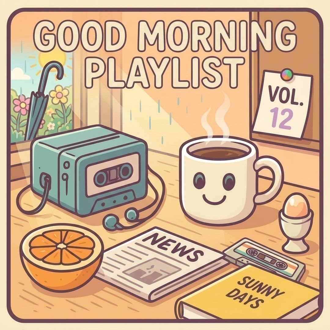 Good Morning Tapes — Good Morning Playlist : Vol 12 Pillow mockup