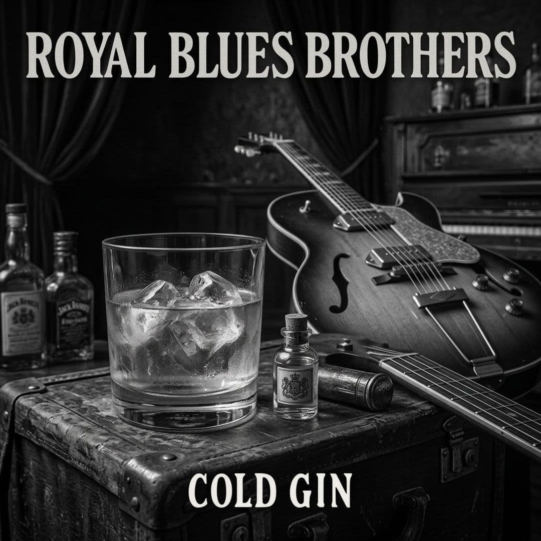 Royal Blues Brothers — Cold Gin Tank mockup