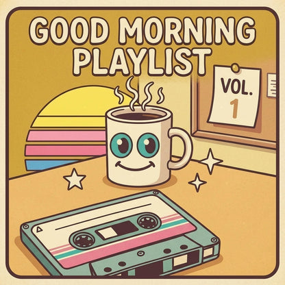 Good Morning Tapes — Good Morning Playlist : Vol 1 Pillow mockup