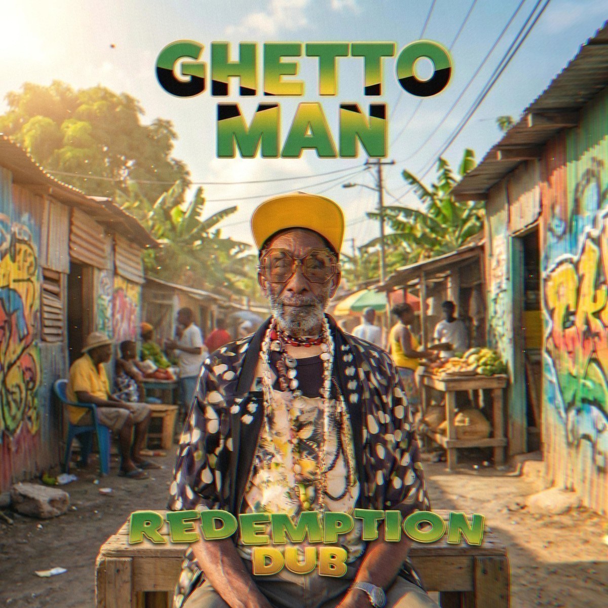 Redemption Dub — Ghetto Man Tank mockup