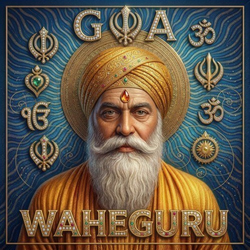 Goa — Waheguru Pillow mockup