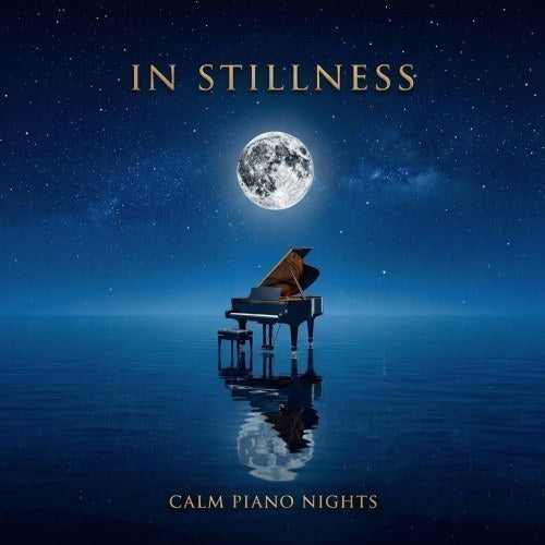 Calm Piano Nights — In Stillness Hoodie mockup