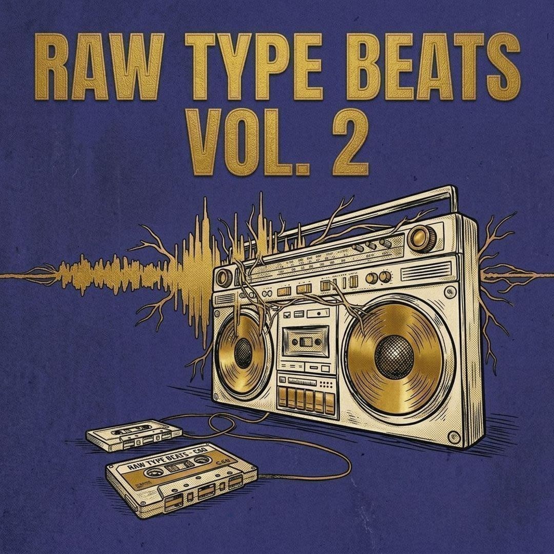 Raw Type Beats — Beats to Rap on : Vol. 2 Hoodie mockup