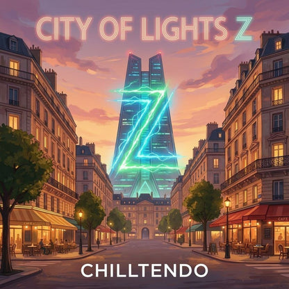 Chilltendo — City of Lights : Z Hoodie mockup
