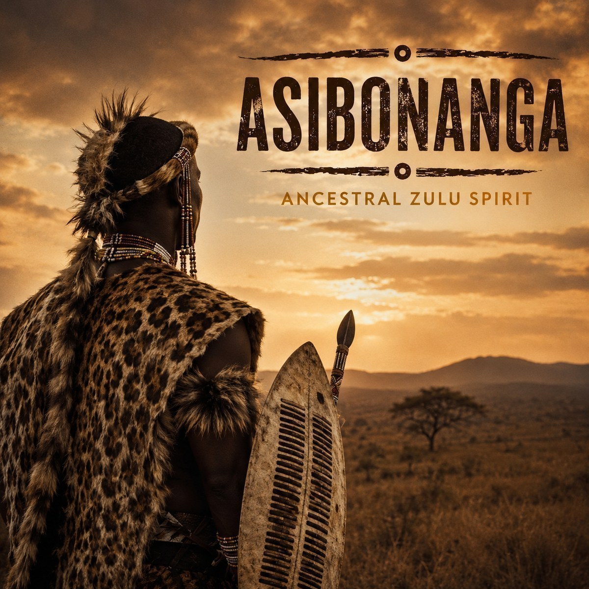 Ancestral Zulu Spirit — Asibonanga Pillow mockup