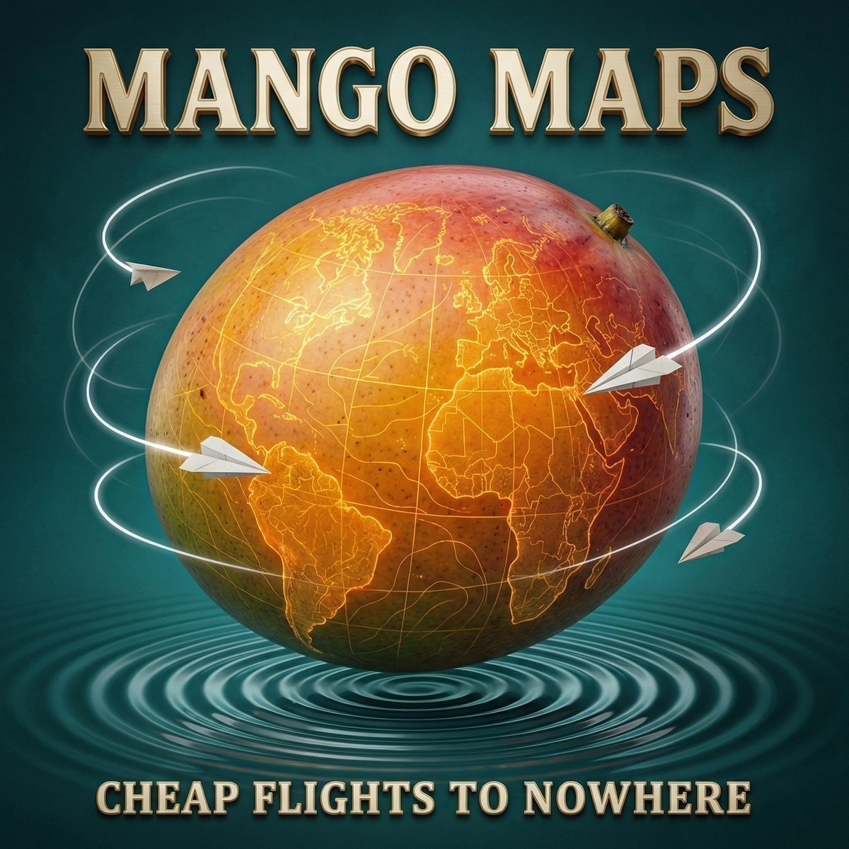 Cheap Flights to Nowhere — Mango Maps Tank mockup