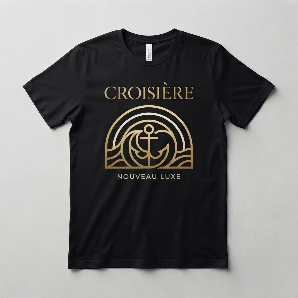 Croisière — Nouveau Luxe Tee mockup