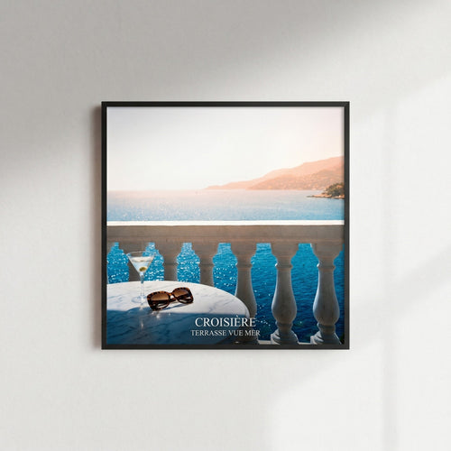 Croisière — Terasse Vue Mer Poster