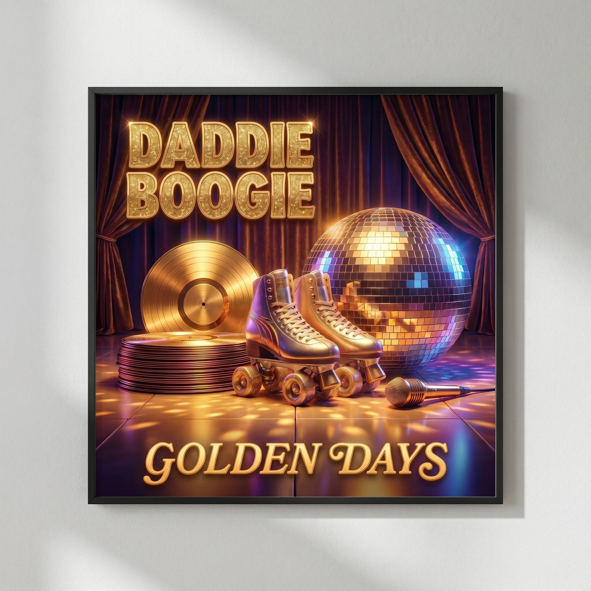 Daddy Boogie — Golden Days Poster — design 1