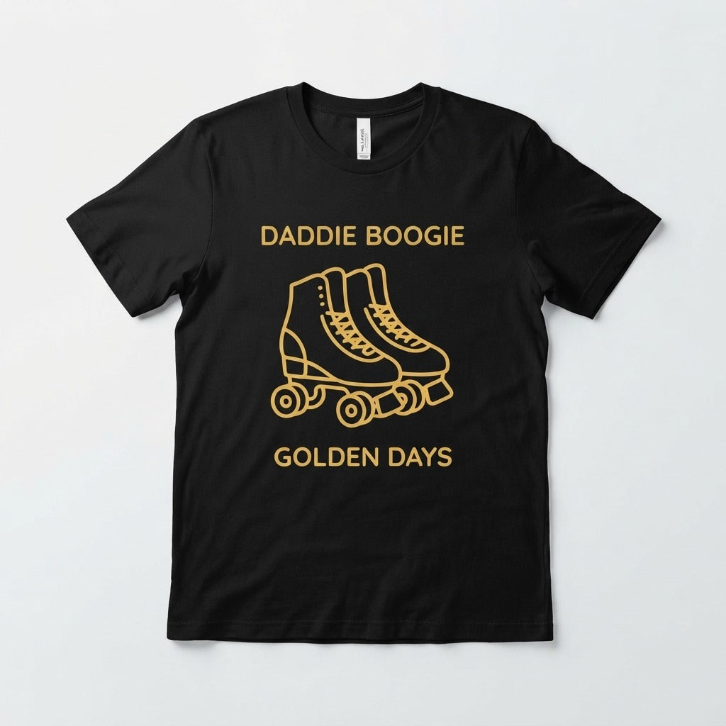 Daddy Boogie — Golden Days Tee mockup