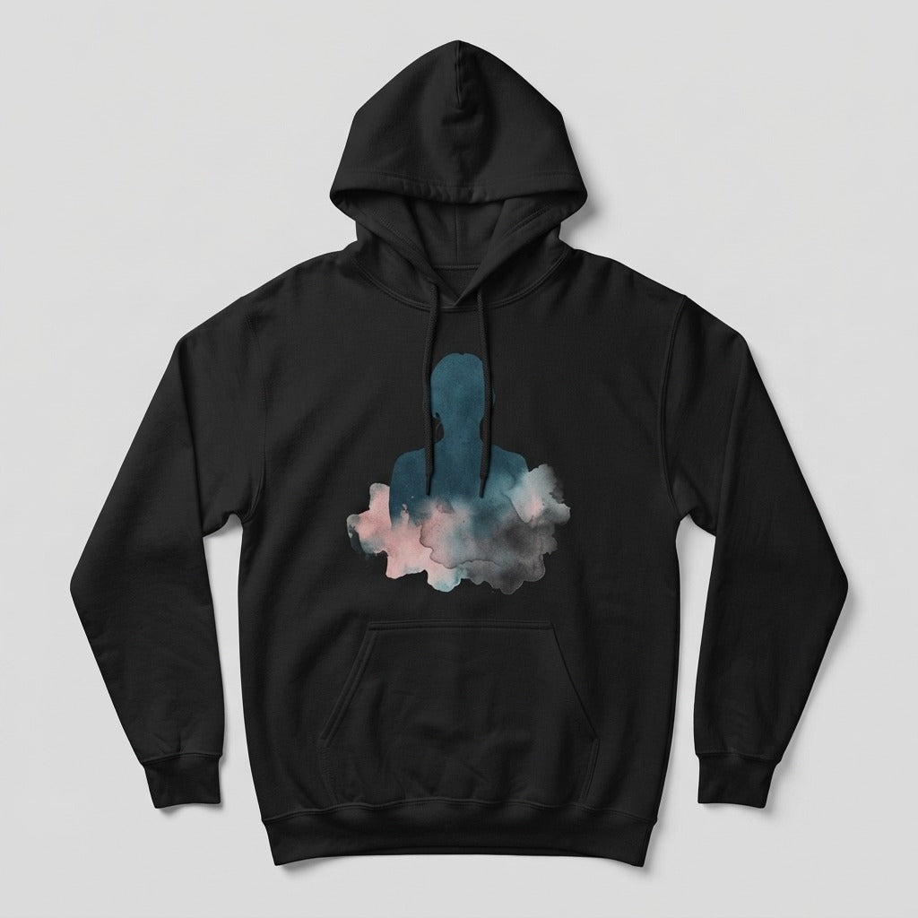 Default Mood — The Art of Forgetting Hoodie mockup