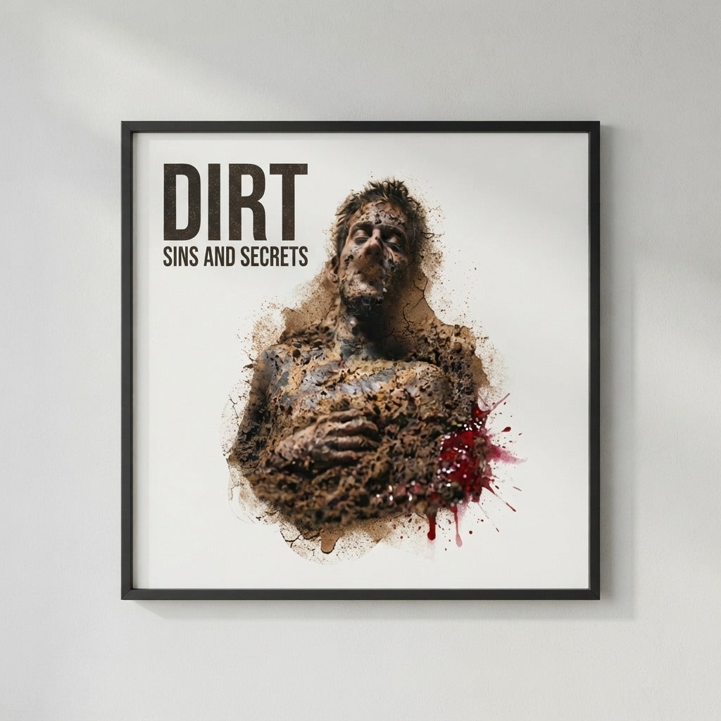 Dirt — Sins and Secrets Poster mockup