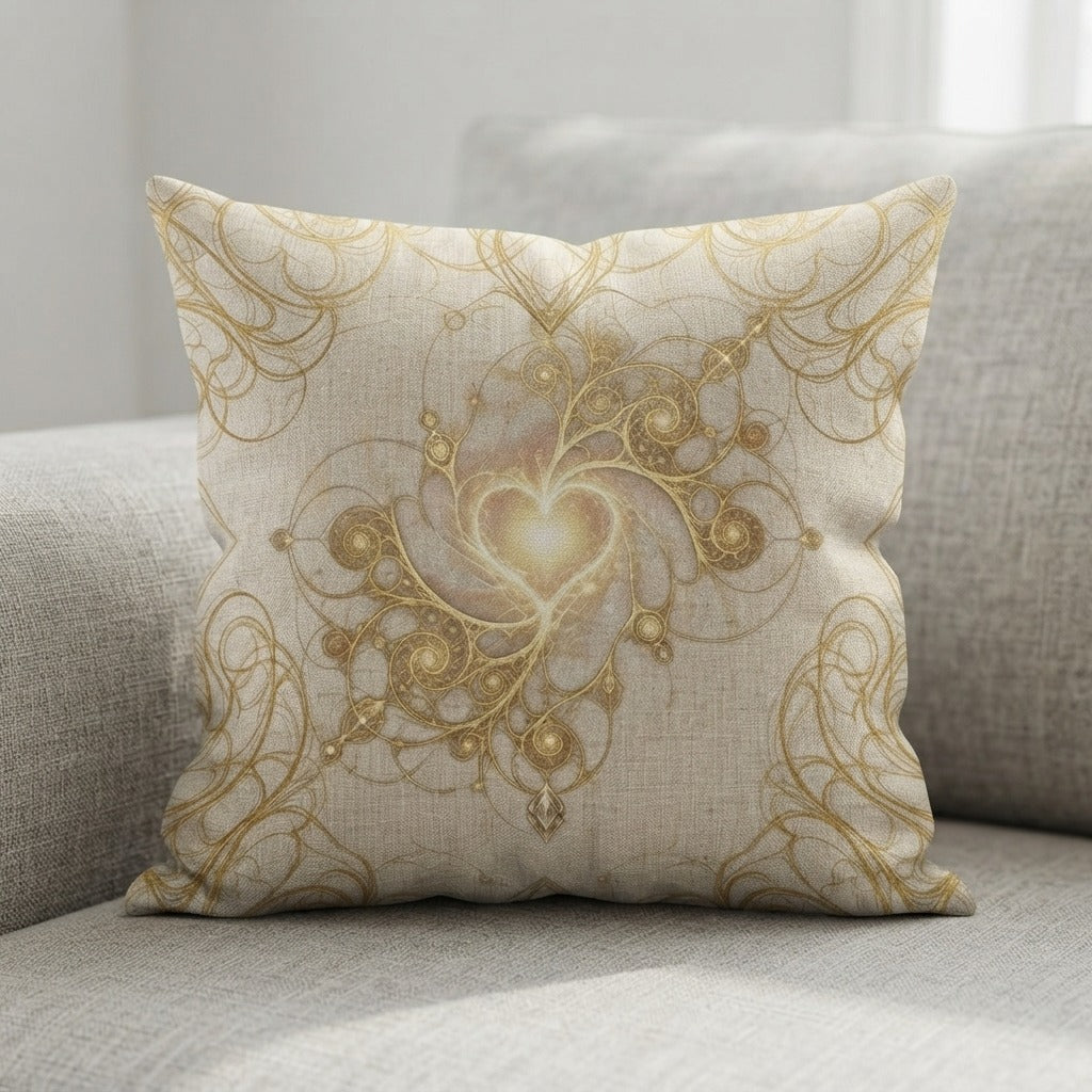 Etherloom — Lattice of the Lifeline Pillow mockup