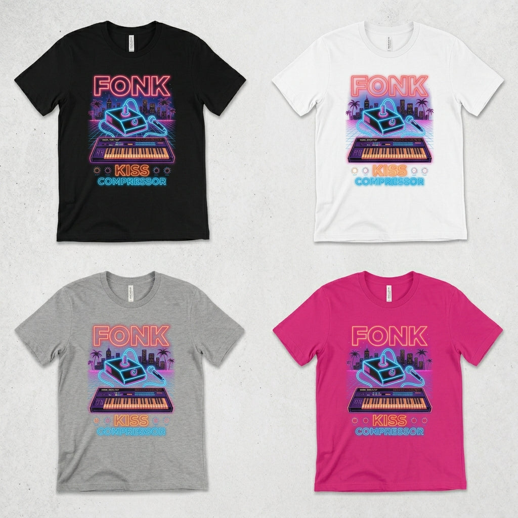 Fonk — Kiss Compressor Tee — design 2