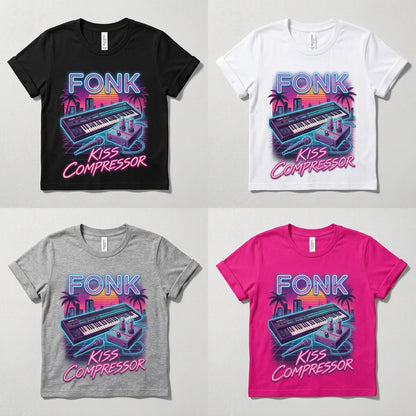 Fonk — Kiss Compressor Tee — design 3