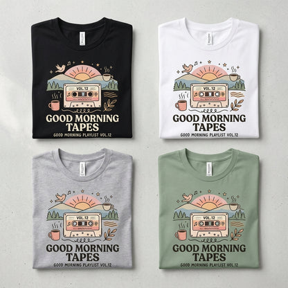 Good Morning Tapes — Good Morning Playlist : Vol 12 Tee — design 2