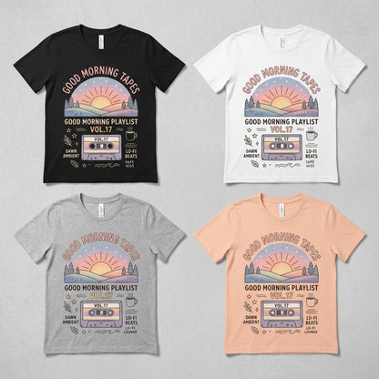 Good Morning Tapes — Good Morning Playlist : Vol 17 Tee — design 2