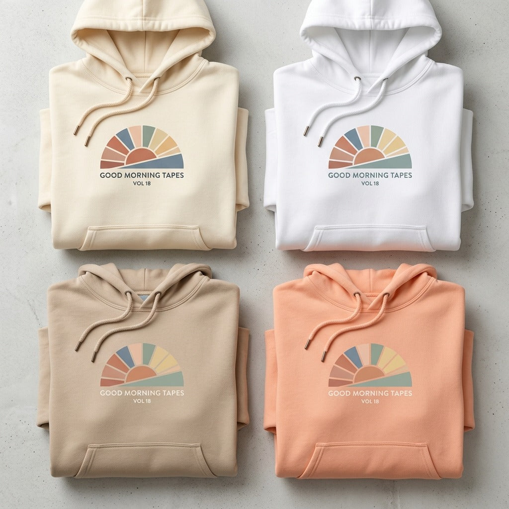 Good Morning Tapes — Good Morning Playlist : Vol 18 Hoodie — design 2