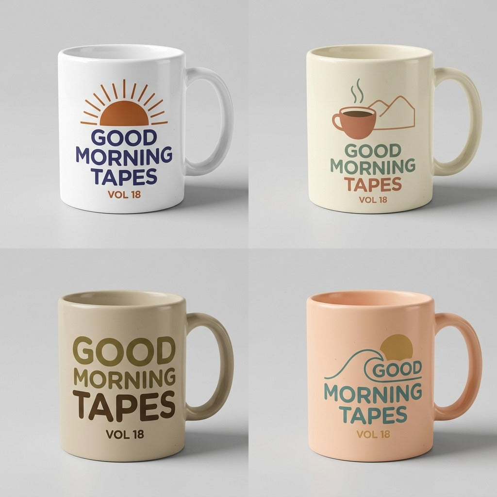 Good Morning Tapes — Good Morning Playlist : Vol 18 Mug — design 1
