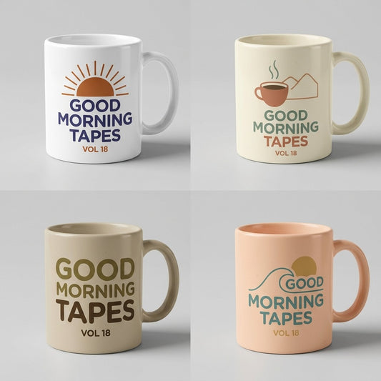 Good Morning Tapes — Good Morning Playlist : Vol 18 Mug — design 1