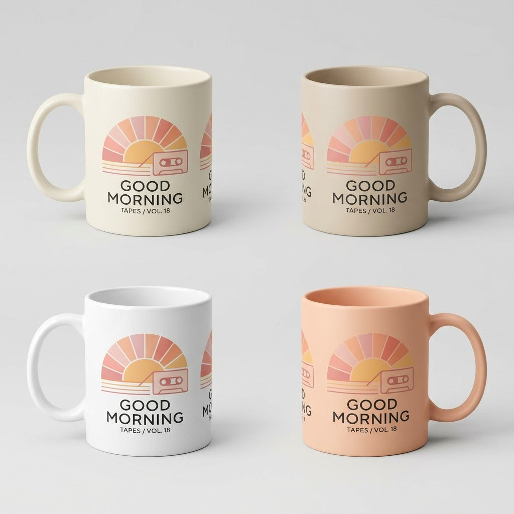 Good Morning Tapes — Good Morning Playlist : Vol 18 Mug — design 3